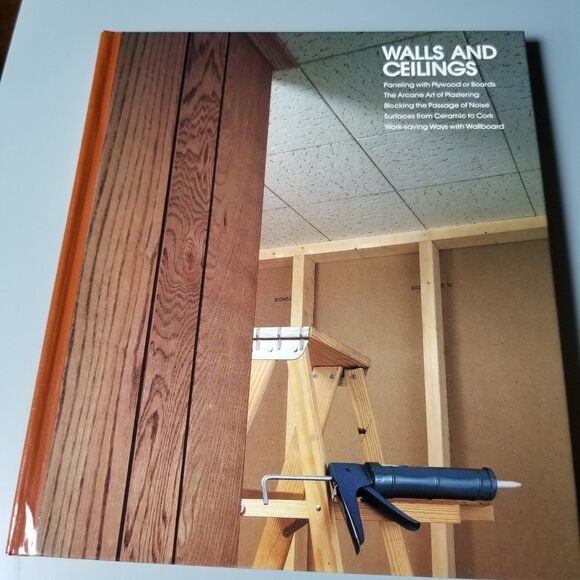 Time Life home repair series book Walls & Ceilings - Picture 1 of 8